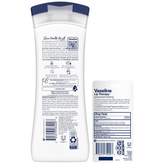 0.35 oz vaseline lip therapy tube included as a bundle companion