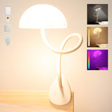 Shroommate 3-in-1 Clip Light - One Lamp Replaces Bedside, Reading, and Night Light for Clutter-Free Small Spaces