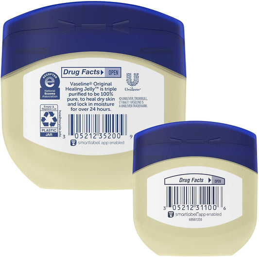 100% white petrolatum occlusive that locks in moisture and shields wounds