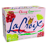 LaCroix Sparkling Cherry Lime – Family Friendly Sugar Free Sparkling Water for Lunchboxes, 12 Pack