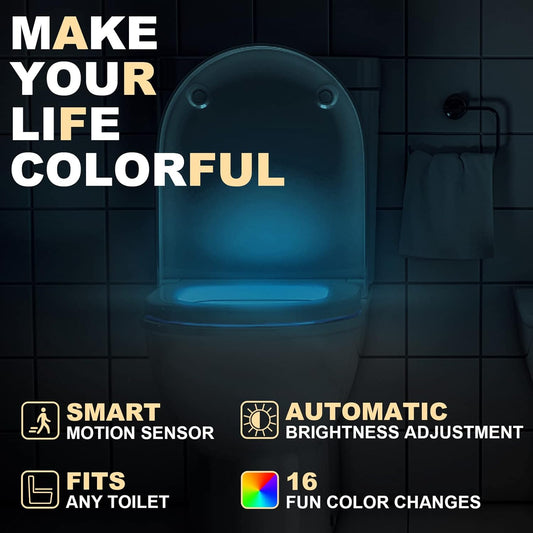 16 color options including fixed-color and rotating carousel mode controlled by touch switch