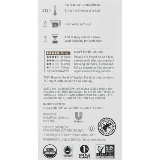 16-count tea bags per box, with 96-bag and dual-pack variants up to 192 bags