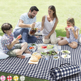 ZAZE Oversized Picnic Blanket – Portable Ground Cover for Backyard, Campsite, and Open-Air Events, Machine Washable