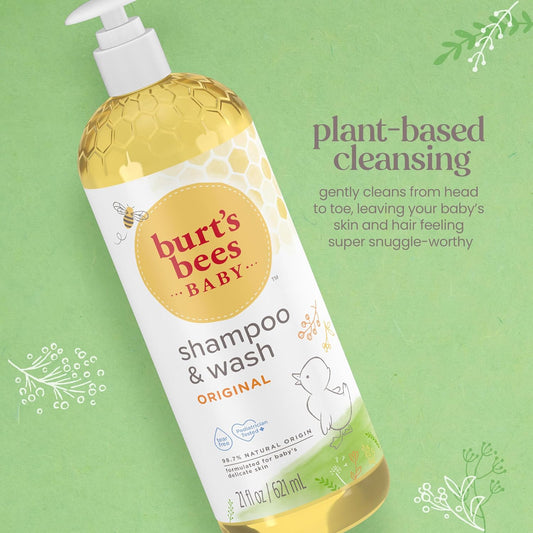 2-in-1 combined baby shampoo and body wash