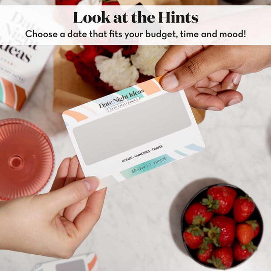 2 included heart-shaped coin scratchers for easy reveal