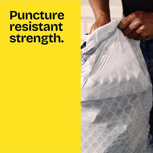 2-layer construction with ripguard technology for tear and leak resistance