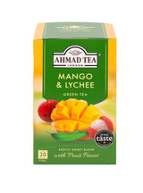 Ahmad Tea Mango & Lychee Green Tea – Iced Tea Refreshment for Patio & Outdoor Dining