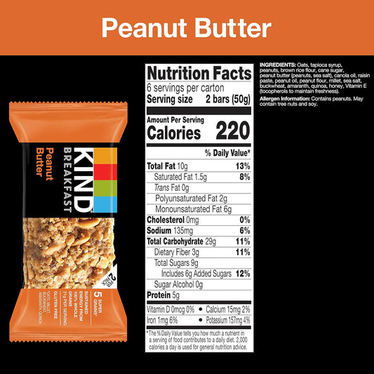 21g of 100% whole grains per two-bar pack including oats, buckwheat, millet, amaranth, and quinoa