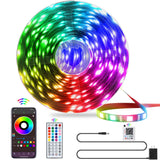 QZYL Safe LED Light Strip for Nursery and Playroom, Low-Heat 5W Adhesive Backed Strip
