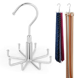 ZEDODIER Belt Organizer for Closet – Father's Day Gift Idea for Husband, Heavy-Duty 24-Belt Rotating Rack