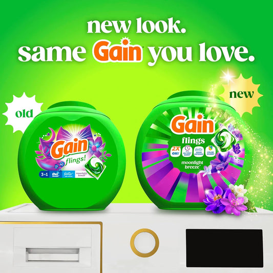 2x concentrated oxi cleaning boosters versus gain original liquid