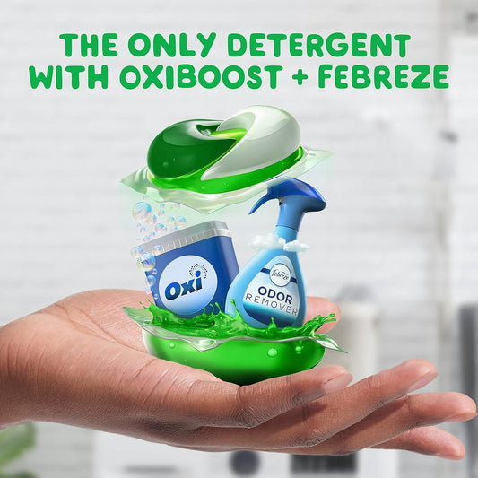2x oxi cleaning boosters versus gain original liquid detergent