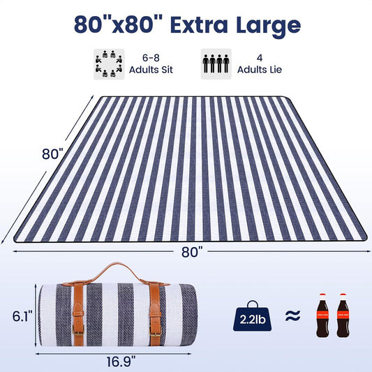 3-layer bonded construction: polyester top, foam core, peva waterproof bottom