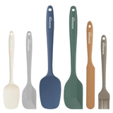 NileHome One-Piece Seamless Silicone Spatula Set – Hygienic Cooking Tools for Clean Kitchens