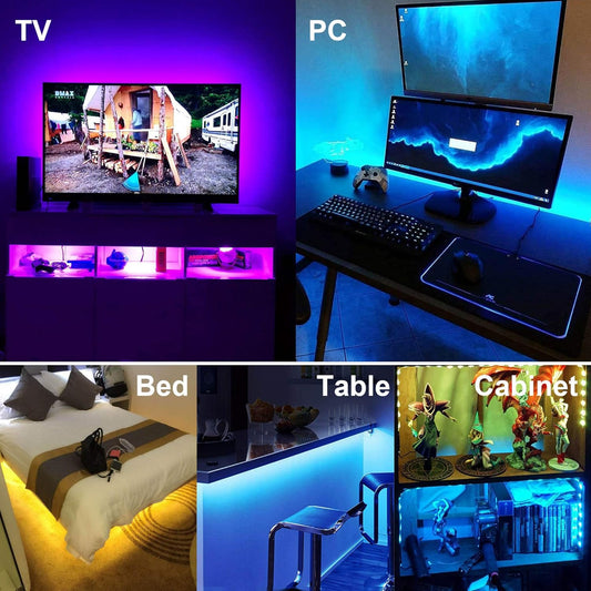 5v dc usb power interface that draws directly from the tv and supports portable power bank use