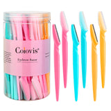 AstraBeauty Multi-Use Brow and Face Razor – Replace Three Tools with One, Bulk Pack for Shared Use