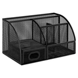 Amazon Basics Wire Mesh Pen Holder – Quiet, Understated Pen Storage for Neutral-Toned Modern Desks