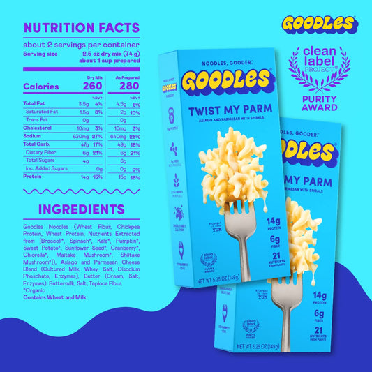 6g of fiber with added prebiotics for digestive health