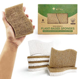 AIRNEX Compact Kitchen Sponge for RV and Campers, Non-Scratch S-Shaped Scrubber