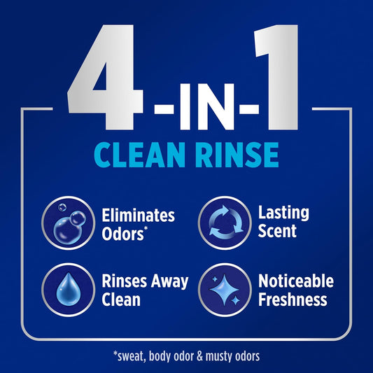 6x odor-fighting power compared to leading value liquid detergent per load