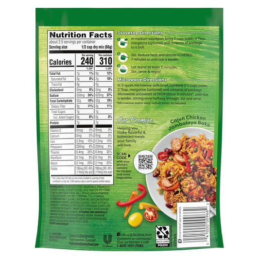 7-minute stovetop or microwave preparation time