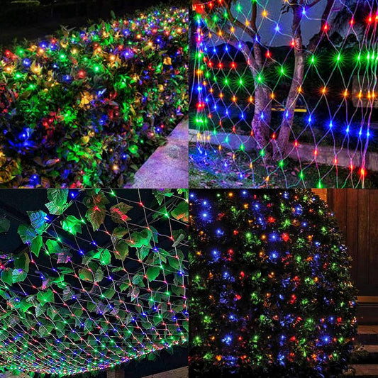 8 lighting modes (combination, in waves, sequential, slogs, chasing/flash, slow fade, twinkle/flash, steady on) controlled by a single button on the transformer