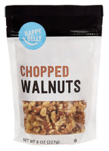 Happy Belly Chopped Walnuts for Diabetic Friendly Snacking and Smoothie Bowl Toppings, No Salt Added