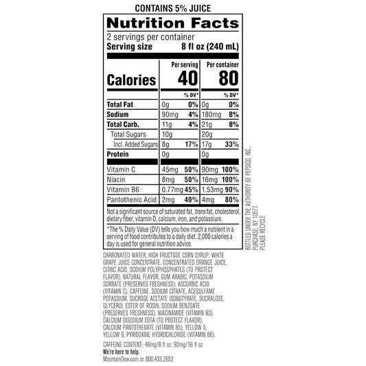 80 calories per serving