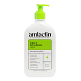 AmLactin 14.1 oz Body Lotion – Gentle AHA Formula for Psoriasis-Prone, Itchy, or Compromised Skin Barrier