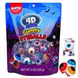 Amos Gummy Body Parts Candy – Kid-Friendly Halloween Snacks with No Mess Wrapping for Nursery Parties & Goody Bags