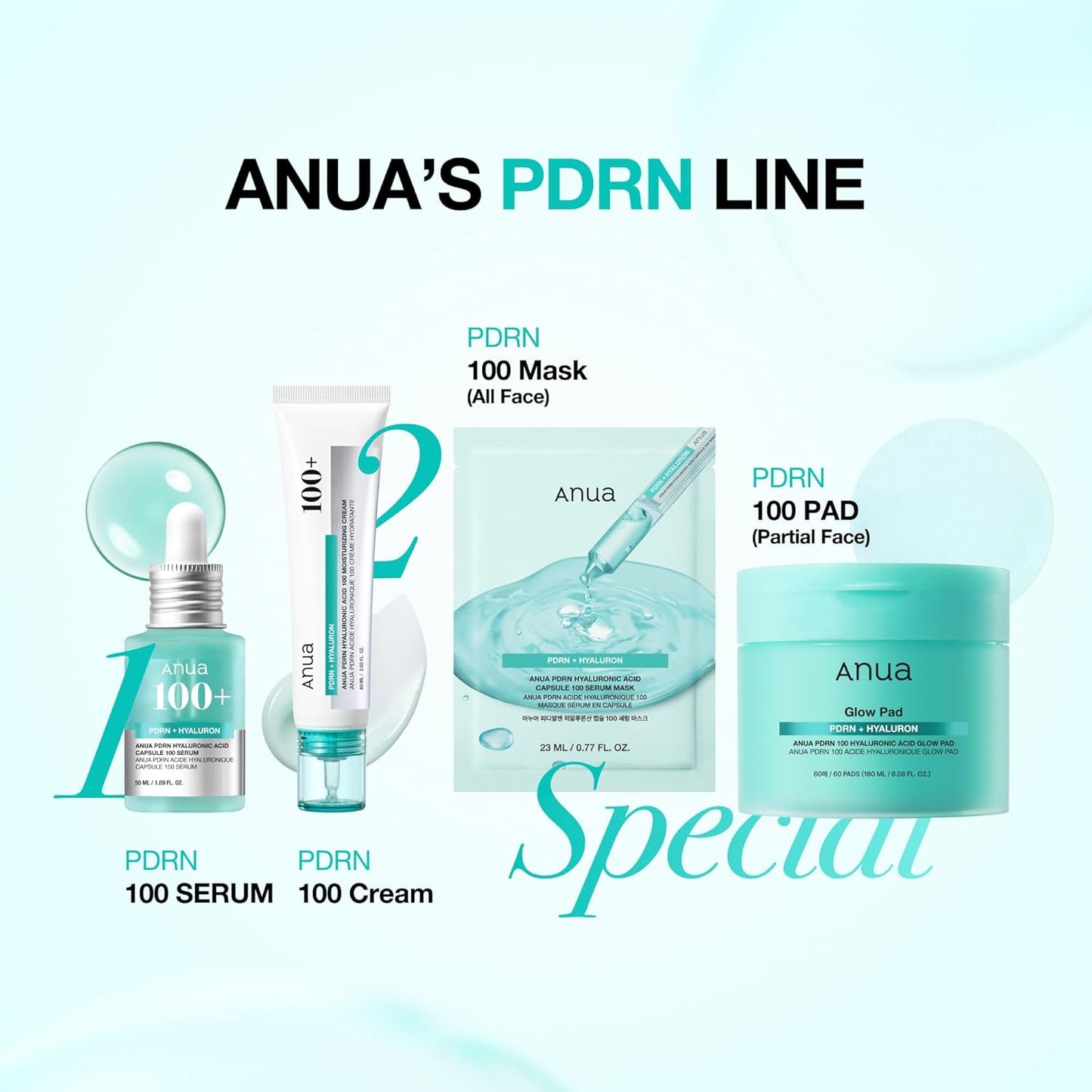 Anua PDRN Hyaluronic Acid Capsule 100 Serum Mask – Streamlined Hydration Step for a Clutter-Free Vanity