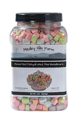 Medley Hills Farm Assorted Marshmallows – Display-Worthy Jar for Cozy Beverage Stations and Dessert Tables