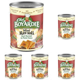 Chef Boyardee Mini Beef Ravioli, No Artificial Flavors or Preservatives Pasta for Picky Eaters, 15 oz Can