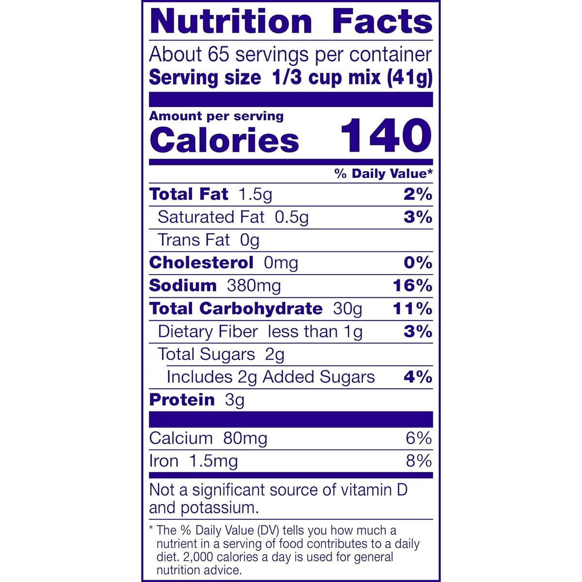 betty crocker-manufactured recipe with established brand reputation
