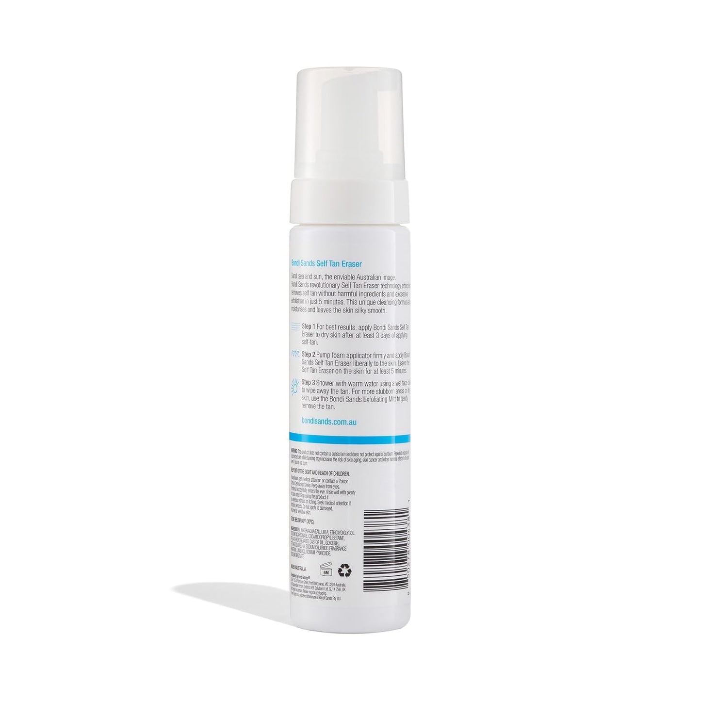 Bondi Sands Self Tan Eraser – Gentle, Chemical-Free Tan Removal Safe for Sensitive Skin & All Ages