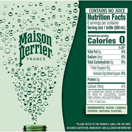 bottled in vergèze, france under the perrier legacy for authentic french sparkling water