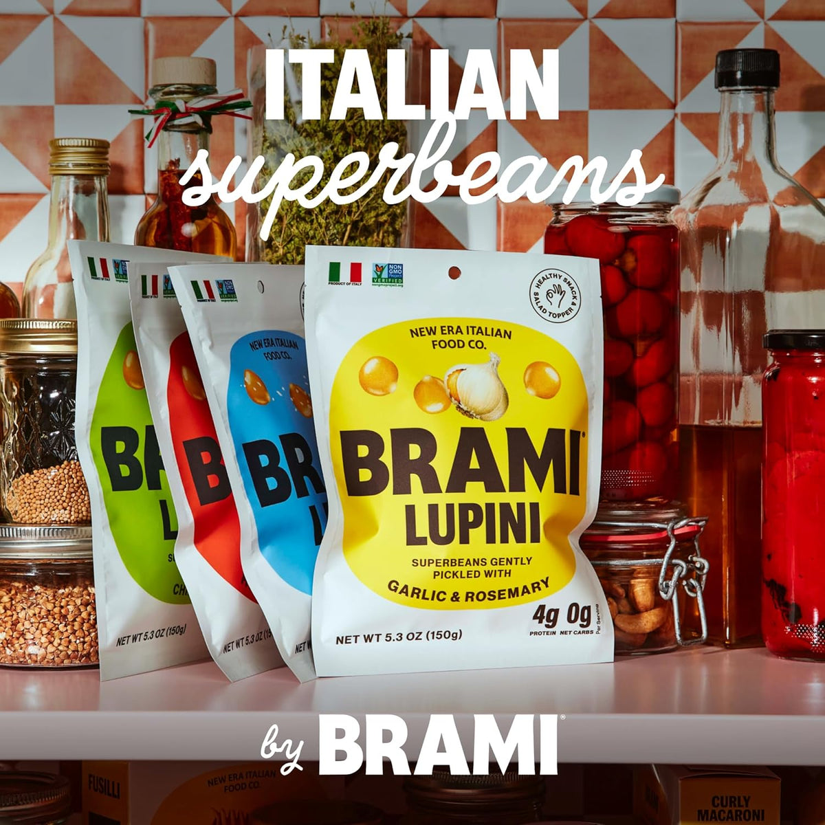 BRAMI Lupini Beans Snack – Thoughtful Vegan Gift for Healthy Foodie Birthdays