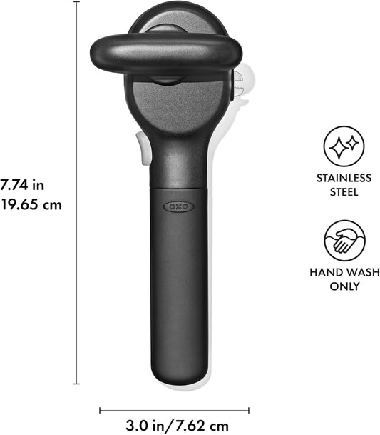 built-in pliers for contact-free lid removal