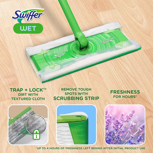 built-in scrubbing strip for removing tough, stuck-on spots