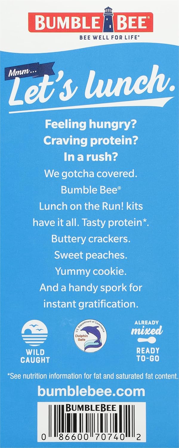 Bumble Bee Tuna Salad Kit for Post Workout Protein Snack, Shelf Stable Ready to Eat Lunch with 8g Protein for Active Lifestyle