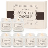 Molensun 50-Hour Soy Candle - Reusable Glass Jar Wellness Candle for Bedtime, Meditation, and Quiet Evenings