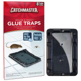 Catchmaster Heavy-Duty Glue Traps – Non-Toxic, Poison-Free Mouse and Roach Boards Safe Around Children, Pets, and Food Prep Areas, Indoor Pest Control