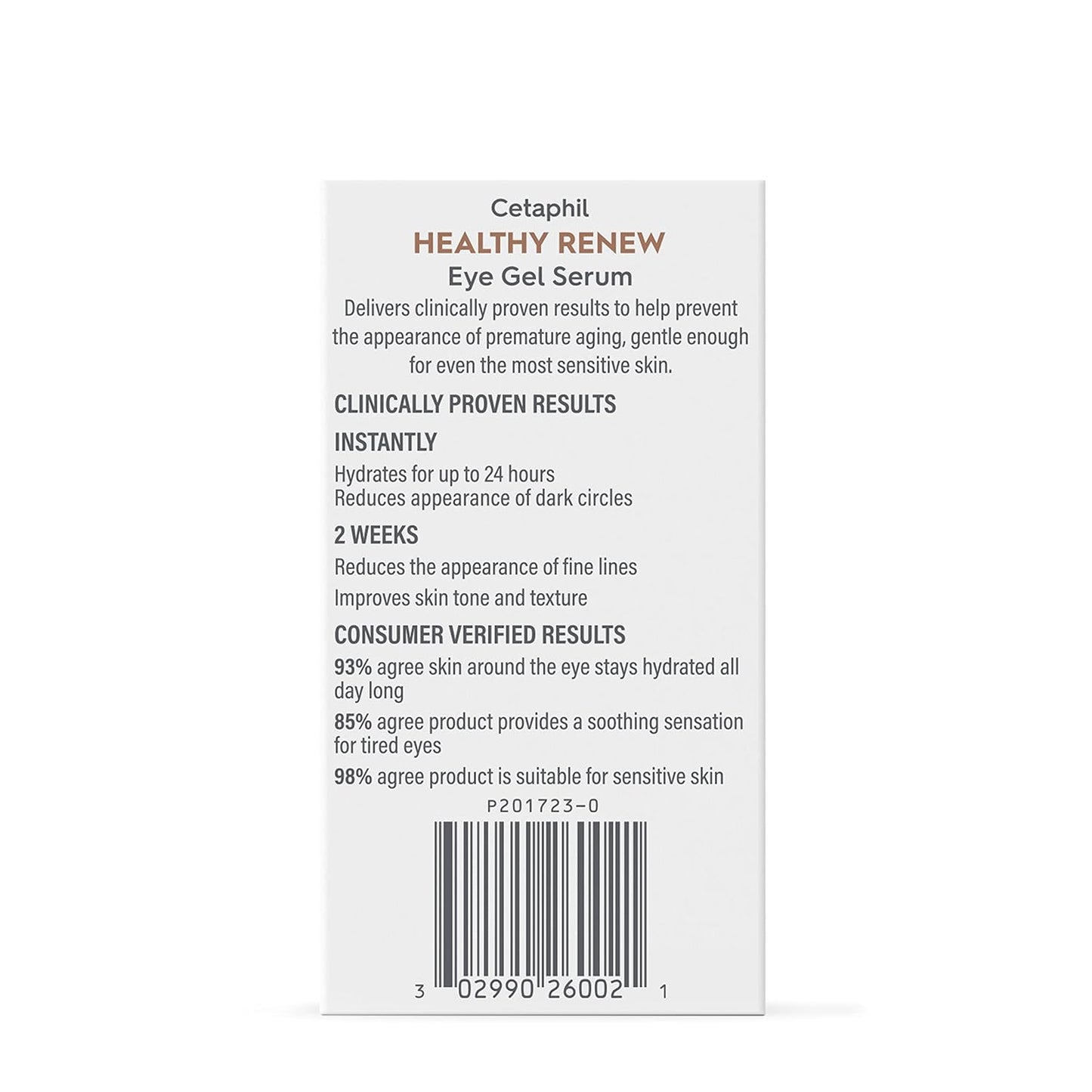 Cetaphil Healthy Renew Eye Gel Serum – Calming Self Care Ritual for Sensitive Skin, Nightly Anti Aging Hydration