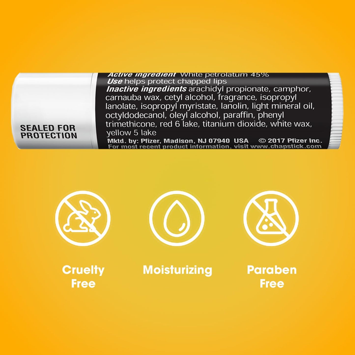 ChapStick Bulk Lip Balm 12-Pack – Family Bathroom and Kids' Backpack School Essential