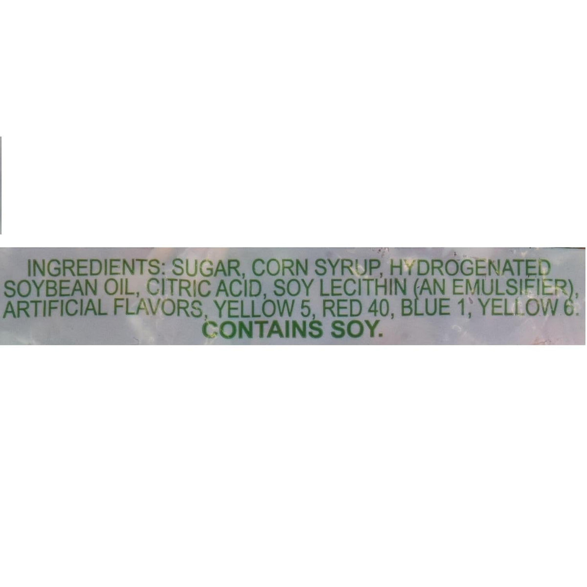 chewy taffy-style candy consistency