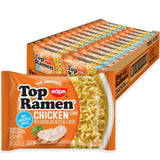 Nissin Top Ramen Bowl – Quick Microwave Lunch for Office Desk and Study Sessions, Beef Flavor 6-Pack