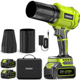 Cordless Leaf Blower Gift for Mom — Lightweight Yard Tool for Lawn, Patio and Deck Care with Storage Bag