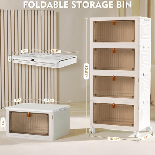 collapsible pp construction that folds flat when not in use