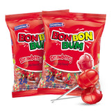 Colombina Bon Bon Bum Lollipops – 48-Count Tropical Candy Care Package for Latin American Family Abroad and Nostalgic Holiday Gifting