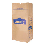 Lowe's Heavy Duty Brown Paper Lawn and Refuse Bags for Patio and Backyard Cleanup, 30 Gallon 10 Pack
